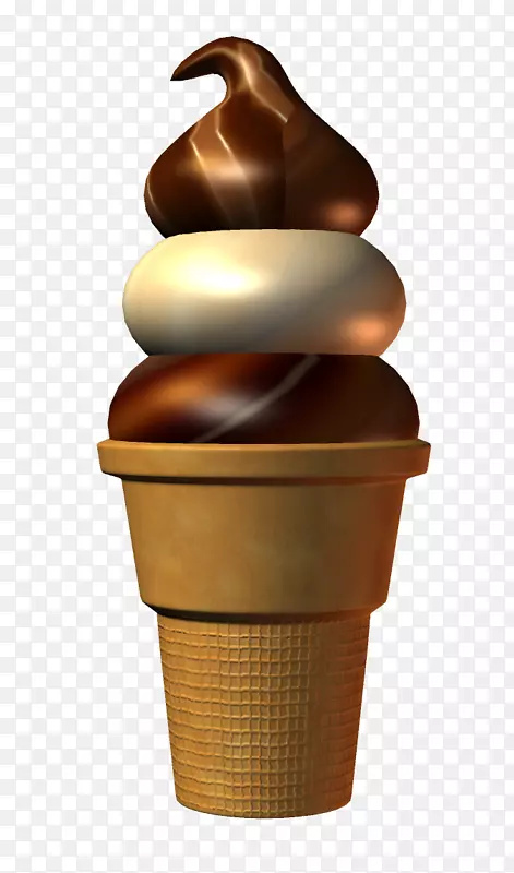 巧克力冰淇淋锥巧克力蛋糕巧克力冰淇淋