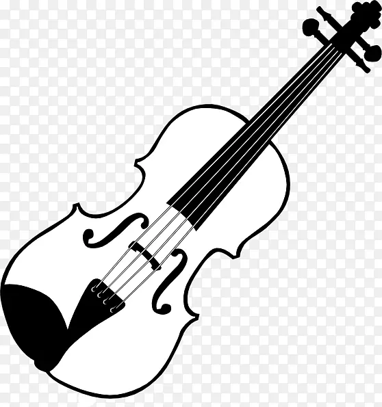 小提琴黑白小提琴夹艺术.中提琴夹子