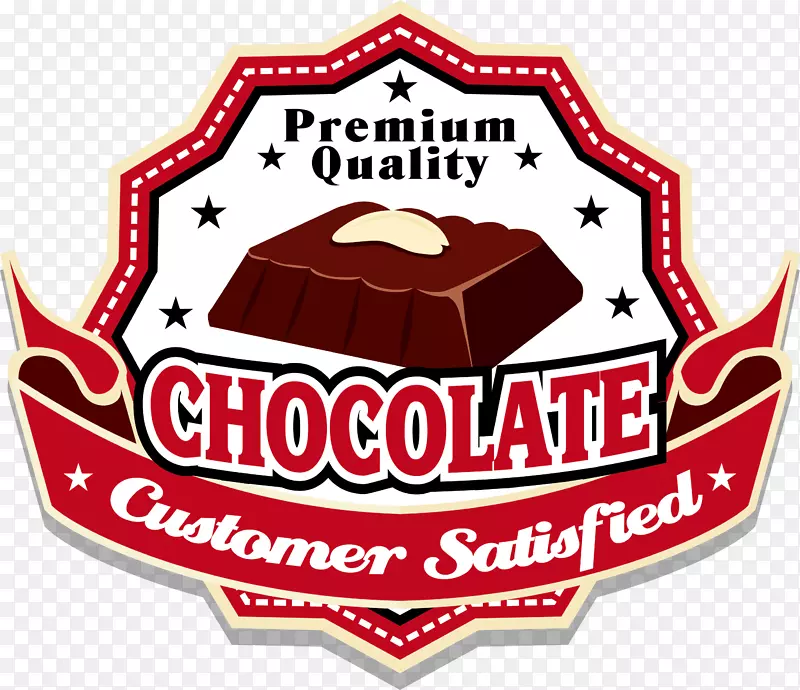 甜点巧克力标识-巧克力甜点标签