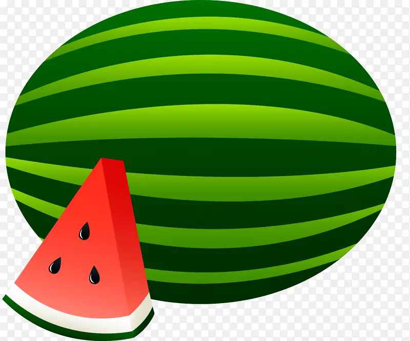 西瓜水果食品剪辑艺术动画蔬菜剪贴画