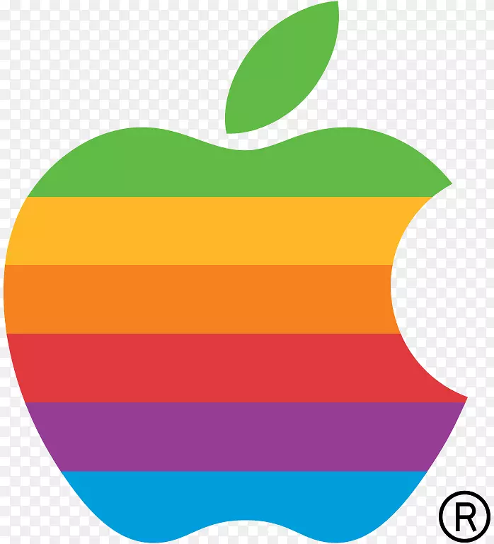 苹果标志彩虹颜色-电脑标志图片