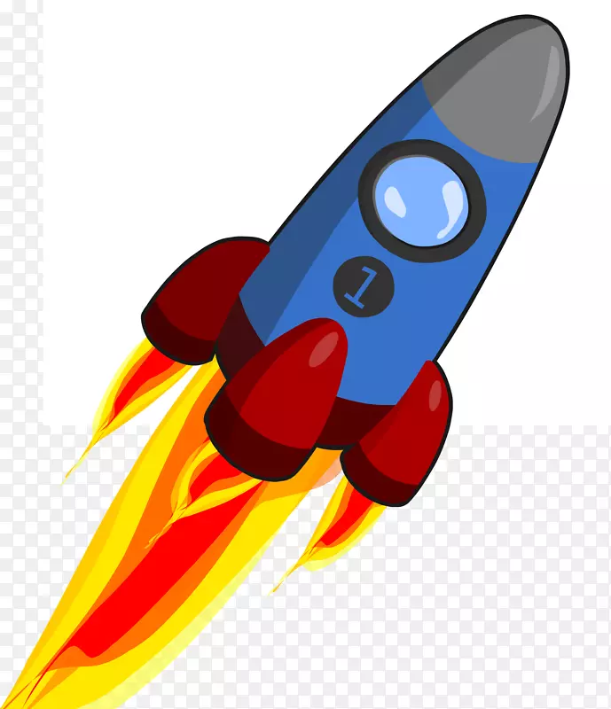 火箭发射动画剪辑艺术-火箭动画剪贴画