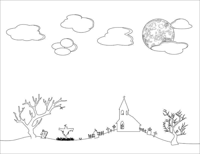 天空彩绘夜空剪贴画.黑色天空剪贴画