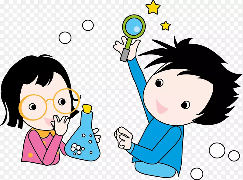 科学项目科学家儿童剪贴画-儿童科学图片