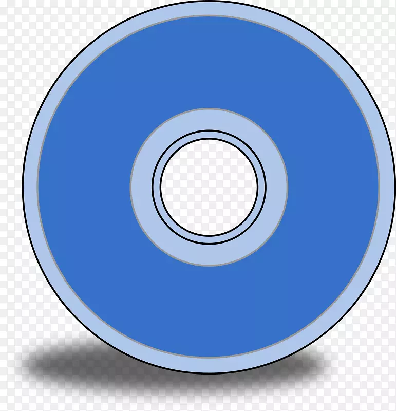 蓝光光盘电脑图标夹艺术相机镜头剪贴器