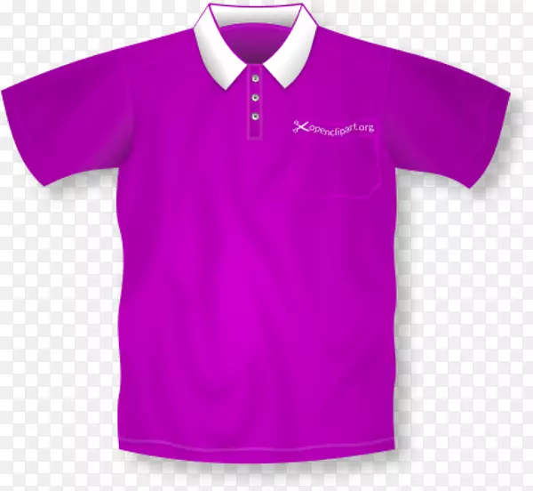 t恤马球衫拉尔夫劳伦公司剪贴画紫色衬衫剪贴画
