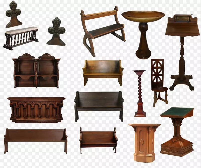 桌上家具木材免费-实木家具组合