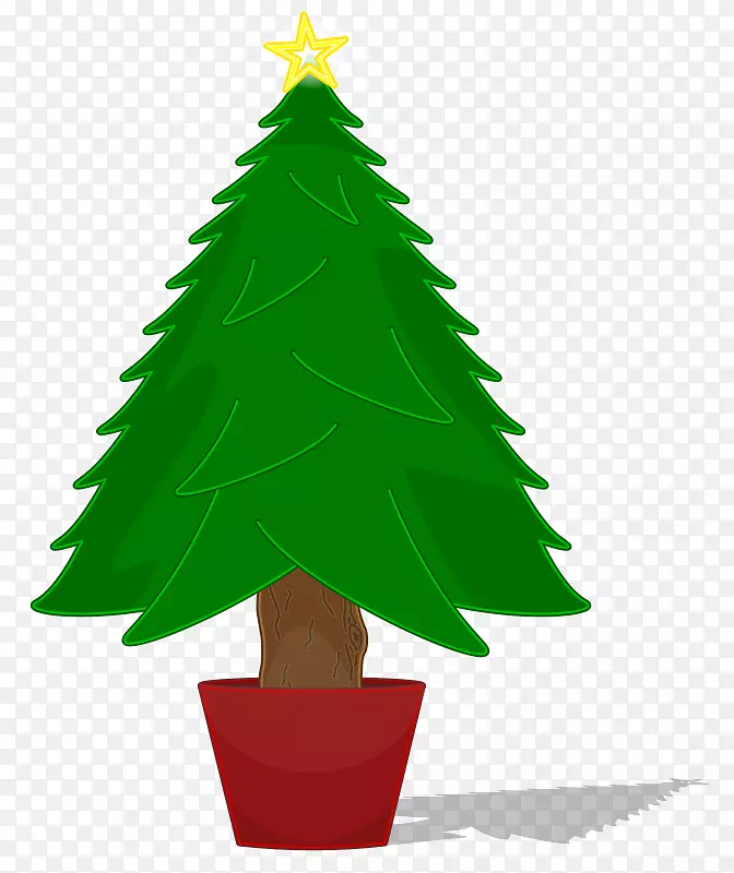 圣诞树剪贴画-圣诞树免费图片