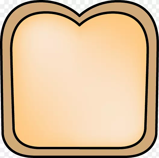 吐司白面包店牛角面包剪贴画可爱的面包剪贴画