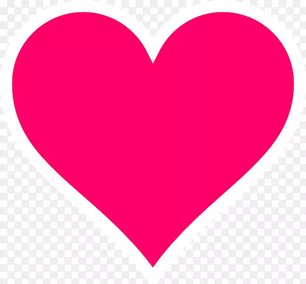 心脏剪贴画-粉红色心脏图片