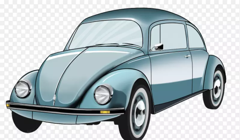 大众甲壳虫汽车大众新甲虫剪贴画-汽车图像