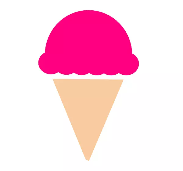 冰淇淋锥草莓冰淇淋巧克力冰淇淋圆锥冰淇淋载体