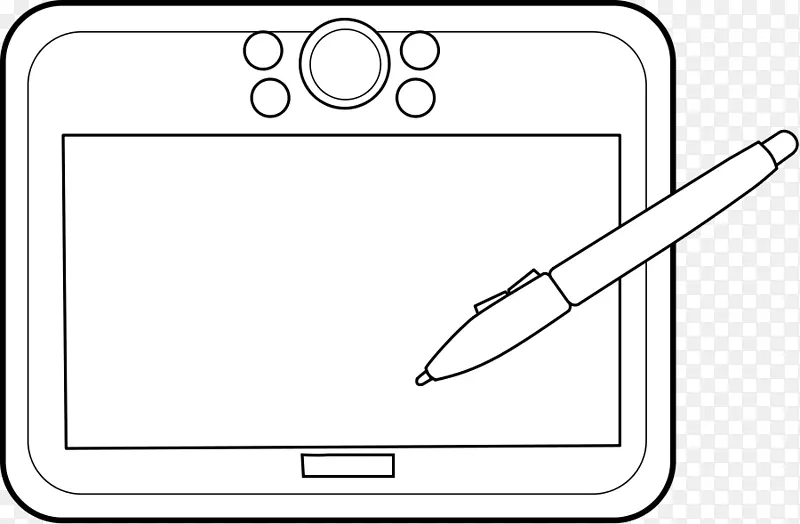 ipad笔记本电脑数字书写和图形平板剪贴画剪刀图形