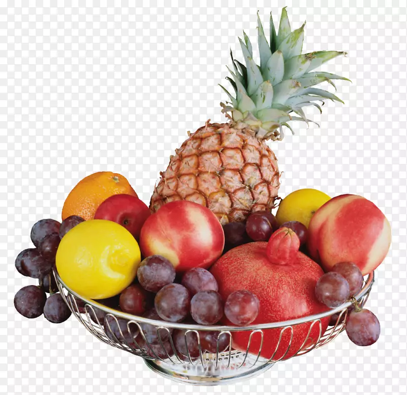 水果桌面壁纸.水果篮铁板