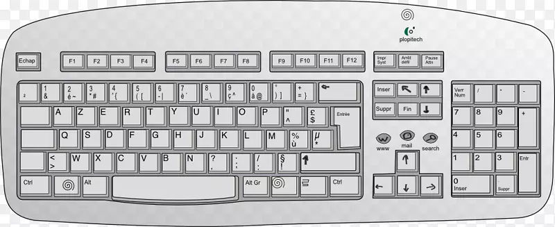 计算机键盘计算机鼠标可伸缩图形剪贴画计算机键剪贴器