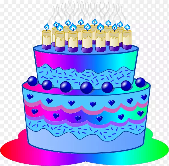 生日蛋糕纸杯蛋糕松饼剪贴画生日蛋糕图片