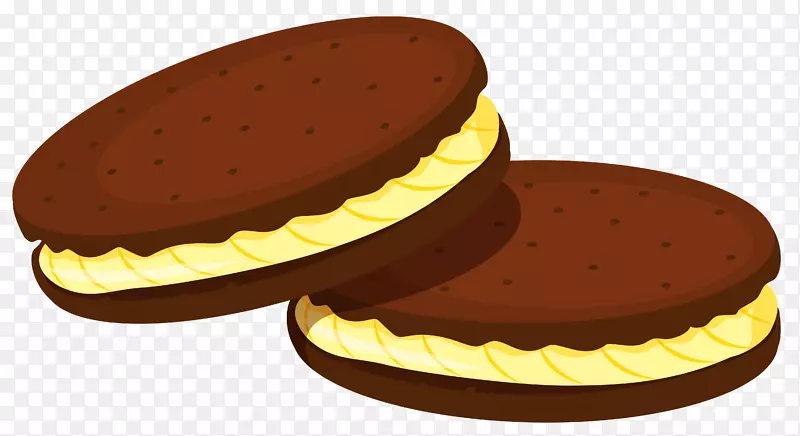 巧克力饼干夹艺术饼干剪贴画
