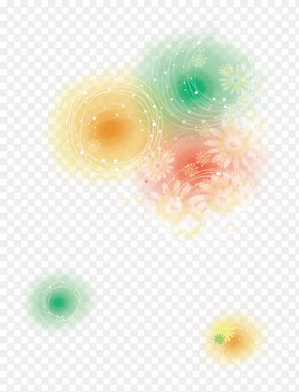 水彩画剪贴画.彩色图案