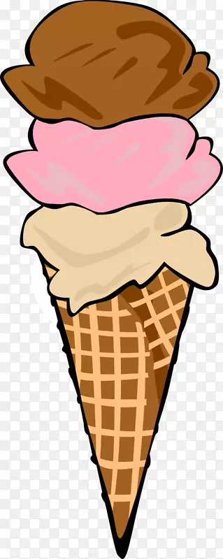 冰淇淋锥巧克力冰淇淋圣代冰淇淋圆锥形图片