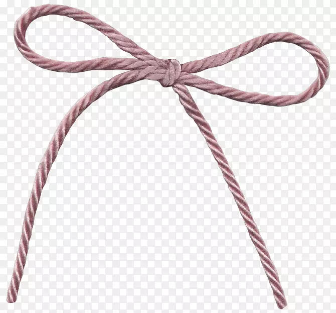 绳结-棕色简单绳装饰图案