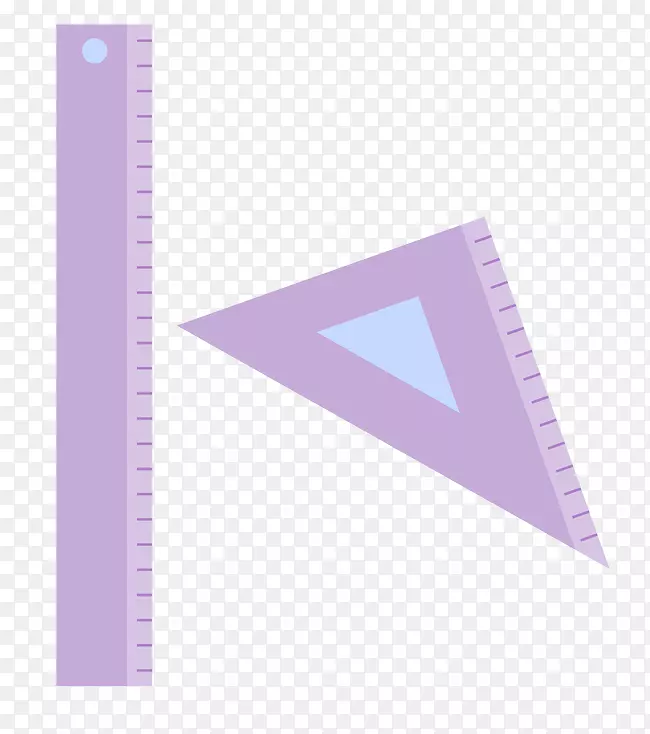 角牌紫三角尺