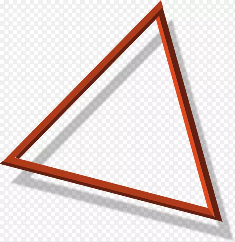 三角形下载计算机文件-棕色简单三角装饰图案