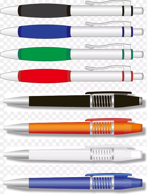 圆珠笔纸铅笔彩色钢笔图案