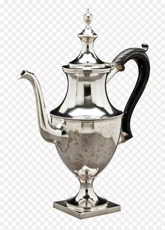 咖啡机茶壶-银制咖啡壶物理图
