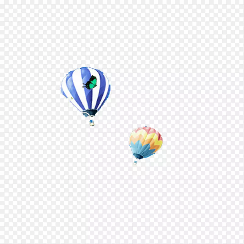 飞行热气球飞机.热气球