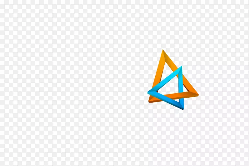 LOGO三角形-重叠边框三角形