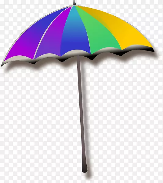 雨伞免费内容剪辑艺术-沙滩伞剪贴画