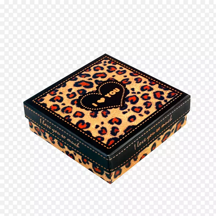 豹盒礼品纸-精致美洲豹儿童咖啡礼品盒