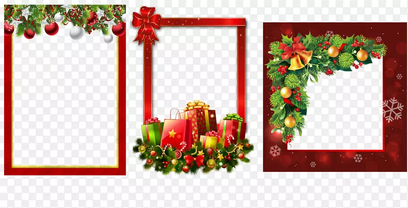 圣诞节装饰品相框圣诞装饰品-红色圣诞装饰品盒