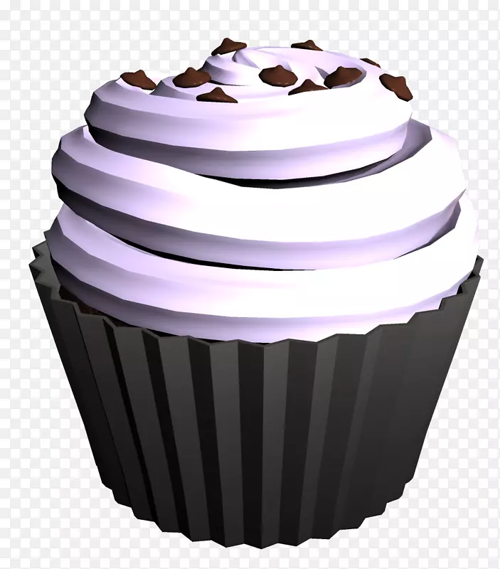 冰淇淋锥杯蛋糕紫色蛋糕