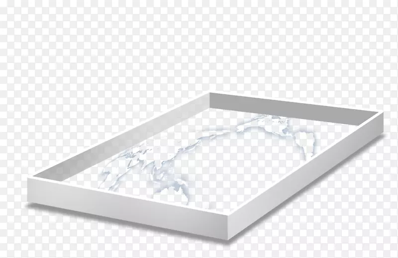 床框桌床垫长方形盒创意三维效应区