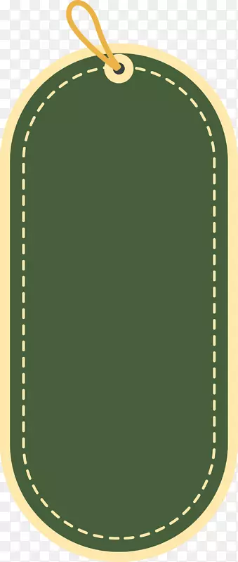 绿色电脑图标下载永久居民手绘绿卡绳