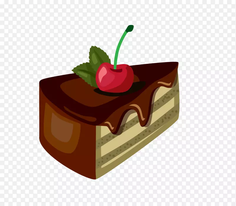 巧克力蛋糕棒棒糖巧克力冰淇淋樱桃蛋糕
