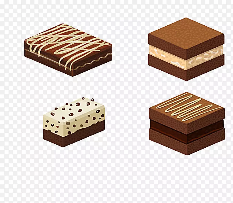 巧克力布朗尼软糖蛋糕巧克力蛋糕面包店-蛋糕