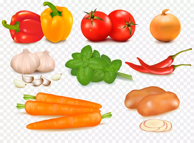 蔬菜果品剪贴画.水果图案三维草图