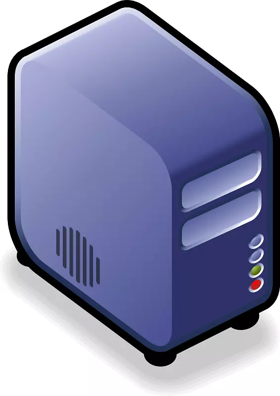 计算机案例和外壳计算机服务器计算机图标剪贴画.cpu剪贴器