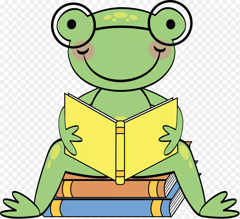 青蛙和蟾蜍青蛙最糟糕的玩伴剪贴画-青蛙阅读剪贴画