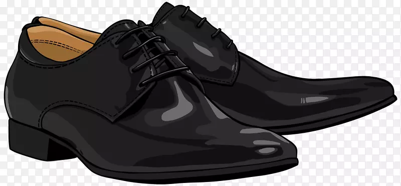 正装鞋运动鞋反剪贴画黑色鞋剪贴画