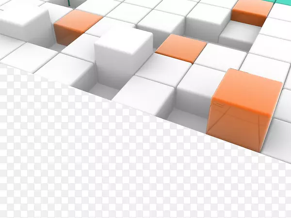 三维立体立方体桌面壁纸形状壁纸凸起三维纹理立体声盒