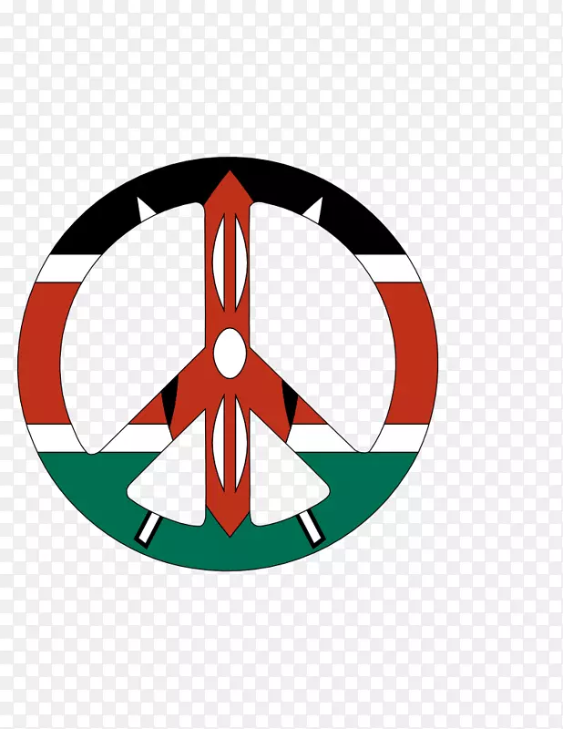 和平，爱和马卡龙和平符号剪贴画-肯尼亚剪贴画