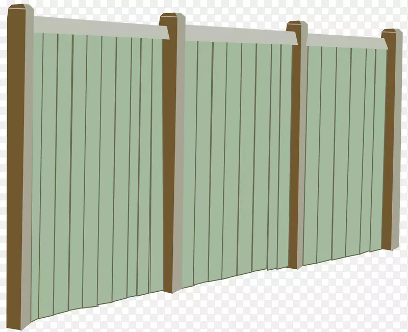 栅栏花园剪贴画.木制篱笆剪贴画