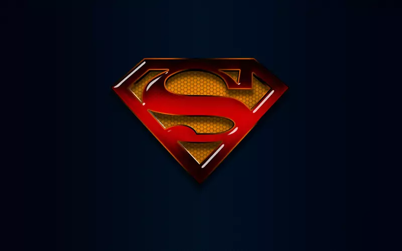 超人徽标闪光灯桌面壁纸高清电视超人标识