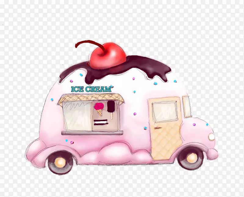 冰淇淋锥奶昔冷冻酸奶-Pinterest徽标剪贴画
