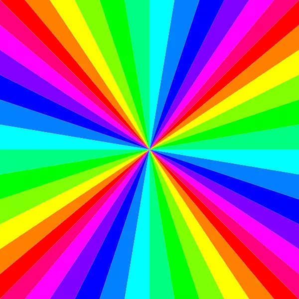 彩虹色方形剪贴画彩色剪贴画