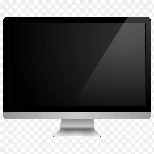 笔记本电脑macintosh电脑监控台式机剪贴画-黑色显示器，苹果，电脑png图标