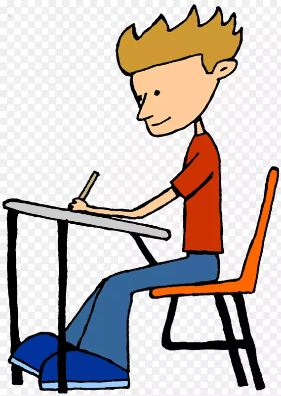学生做学校教师剪贴画-男孩桌面剪贴画